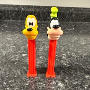 PEZ Disney Pluto and Goofy Vintage Dispensers